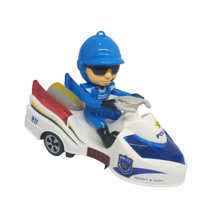 Toy Police Patrol Car With Lights