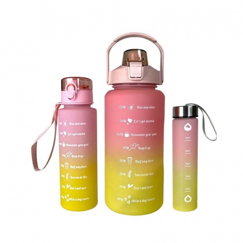3 Piece Water Bottles