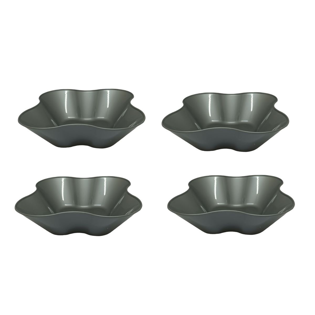 Plastic Snack & Dip Bowl Set
