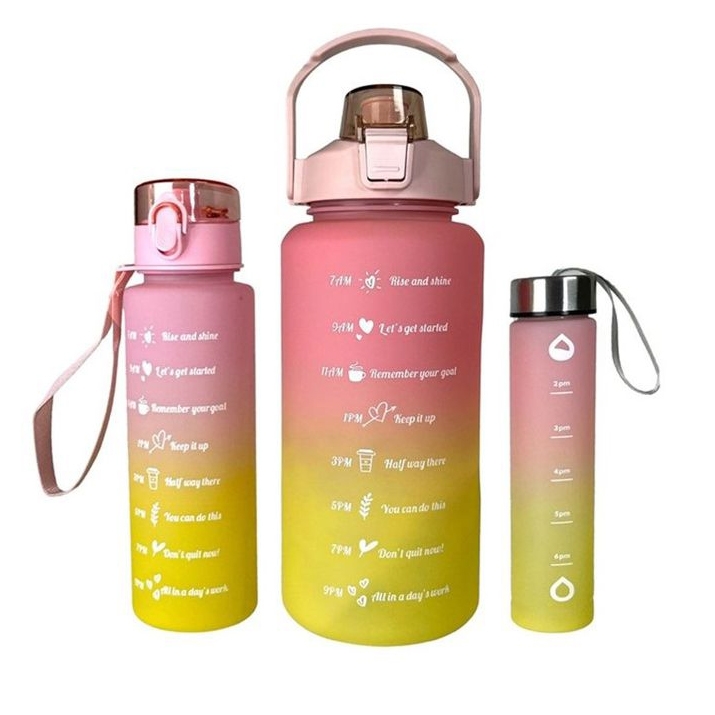3 Piece Water Bottles
