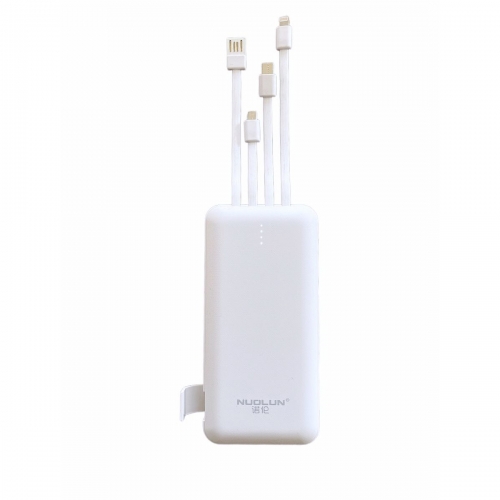 Self Wired Multi-function Output Power Bank